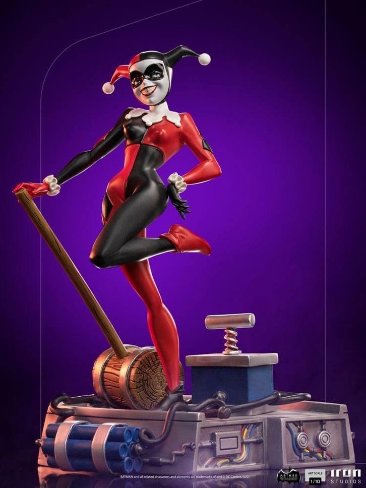Batman The Animated Series Art Scale Statue 1/10 Harley Quin, Collections, Cinéma & Télévision, Enlèvement ou Envoi