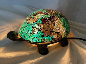 style tiffany - Lamp - Ongelooflijke Schildpadlamp -