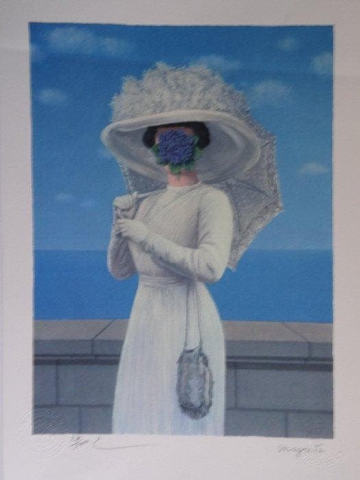 René Magritte (1898-1967), (d´apres) - Grande Guerre, Antiek en Kunst, Antiek | Overige Antiek