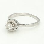 Bague - 14 carats Or blanc Diamant (Naturelle), Bijoux, Sacs & Beauté