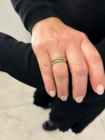 Pomellato - Ring - Milano - 18 karaat Geel goud, Witgoud, Handtassen en Accessoires, Ringen, Nieuw
