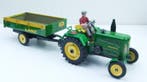 Kovap - Rare tracteur en étain à remontoir John Deere-Lanz, Antiek en Kunst