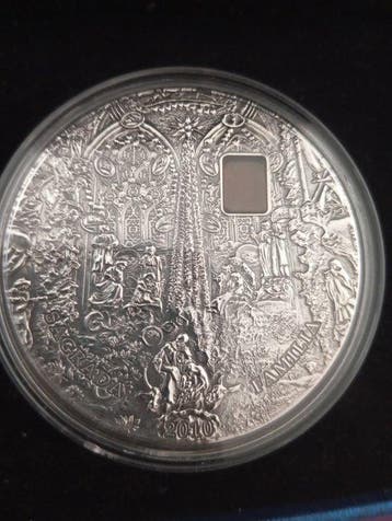 Palaos. 10 Dollars 2010, Sagrada Familia, 2 Oz