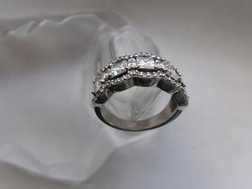 Zilver - Ring - Art Deco-stijl