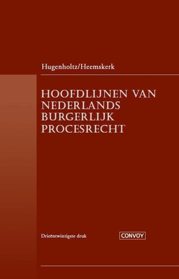 Hoofdlijnen Ned burg precesrecht 9789079564699 W. Hugenholtz, Verzenden, W. Hugenholtz