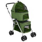 vidaXL Hondenwagen 2-laags inklapbaar 83x48x97 cm oxford, Verzenden, Nieuw