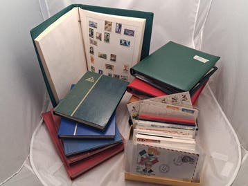 Wereld - Erfgoed - begin van Italiaanse collectie, Postzegels en Munten, Gestempeld