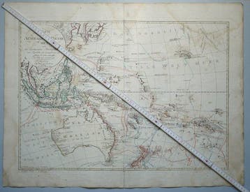 Australië - Polynesië; Schneider & Weigel - Karte von