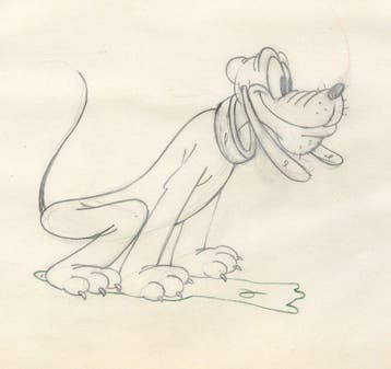 Disney - 1 Productie-animatietekening - Disney Studios -