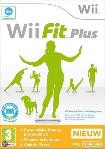 Wii Fit Plus (Wii Games), Games en Spelcomputers, Ophalen of Verzenden, Zo goed als nieuw