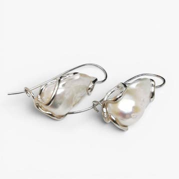 Parel - Argento 925 - Oorbellen - Italiaans vakmanschap