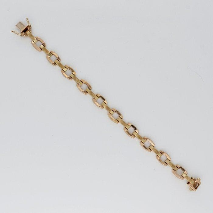 Armband - 14 karaat Geel goud, Handtassen en Accessoires, Armbanden