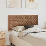 vidaXL Hoofdbord Wandgemonteerd Naturel 120 cm Massief, Huis en Inrichting, Slaapkamer | Bedden, Verzenden, Nieuw