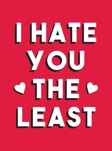 I Hate You the Least 9781787833272 Summersdale Publishers, Verzenden, Summersdale Publishers