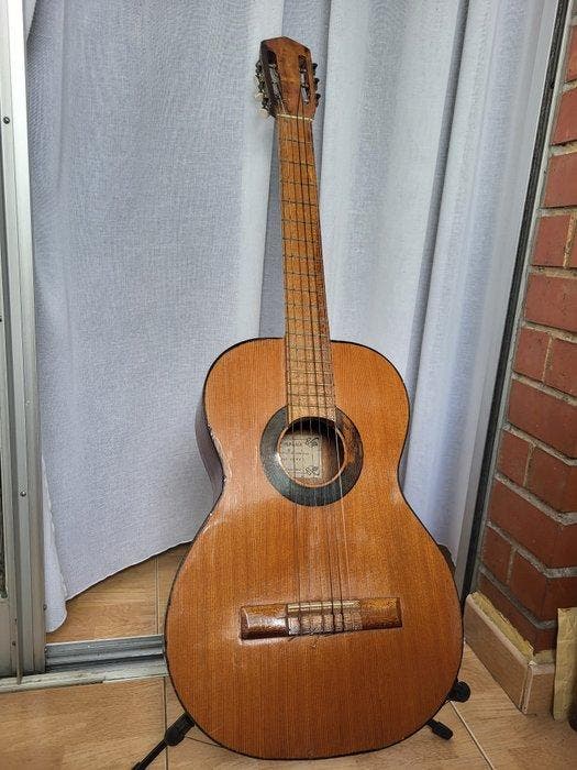 Ispana - Jerez - - Klassieke gitaar - Spanje - 1950 (Zonder, Musique & Instruments, Instruments à corde | Guitares | Acoustiques