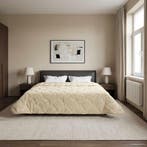 vidaXL Winter Duvet Crème 200 x 240 cm Microvezel en Teddy, Verzenden, Nieuw