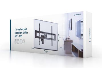 Tv muurbeugel muur beugel ophang draai- en kantelbaar 32-65, Verzenden, Nieuw