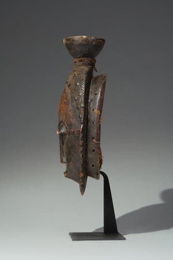 Een houten masker - Yaure - Ivoorkust (Zonder minimumprijs)