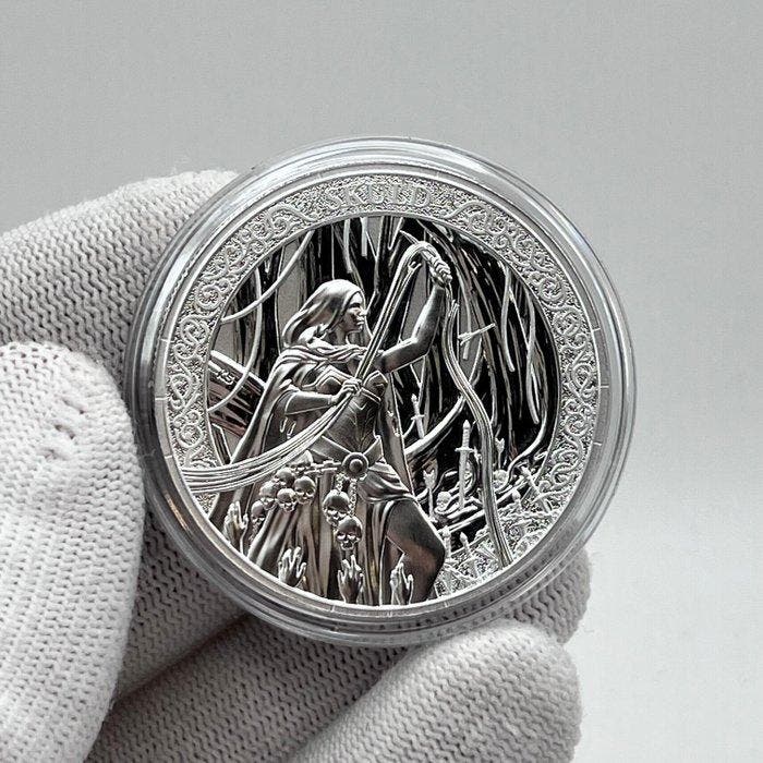 Duitsland. 5 Mark 2026 – Norns: Skuld – 1 oz Silver – Ag, Timbres & Monnaies, Monnaies | Europe | Monnaies non-euro