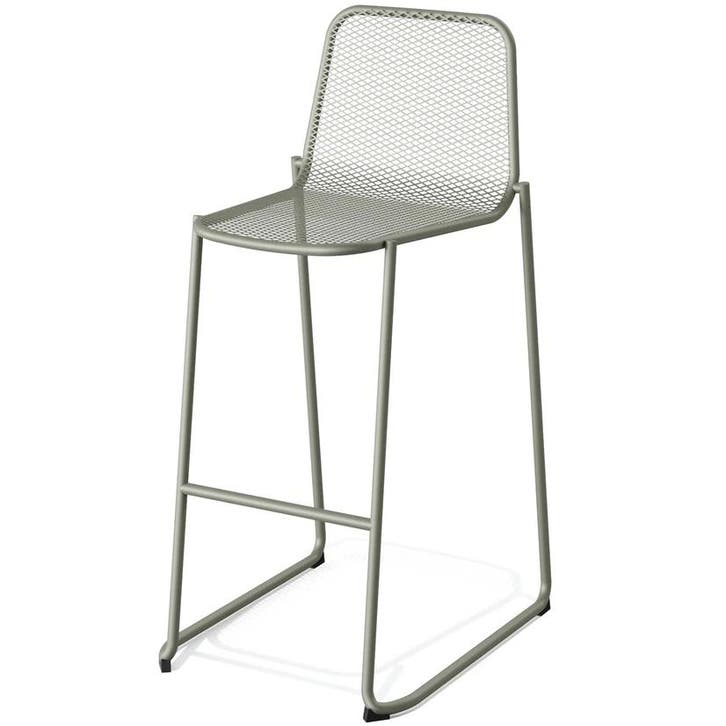 Barkruk | MASE | Staal | Groen | In-/Outdoor | Stapelbaar |, Zakelijke goederen, Horeca | Keukenapparatuur, Nieuw in verpakking