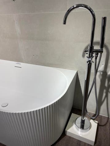 Luxe vloerkraan, Ophalen, Nieuw, Chroom, Kraan