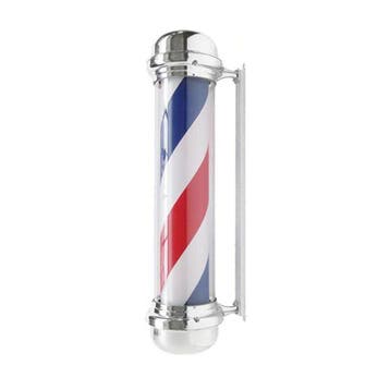 Barberpole / Barbierspaal – 69 cm, Roterend met LED, Verzenden, Nieuw