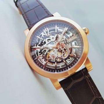 Arbutus - Automatic - Skeleton - Gold - Sapphire - NEW -, Nieuw