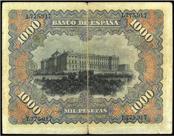 Spanje. - 1000 Pesetas - 1907 - Pick 66