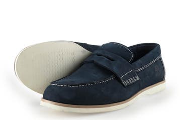 Timberland Bootschoenen in maat 42 Blauw, Timberland, Zo goed als nieuw, Verzenden, Blauw