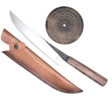 Keukenmes - Japanse stijl. Handgemaakte keukenmes.