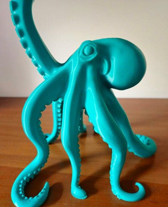Tafellamp - Plastic - Octopus-lamp –, Antiquités & Art, Art | Objets design
