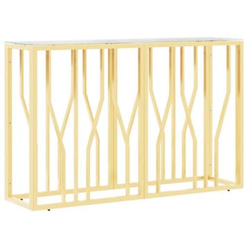 Gouden Wandtafel 110x30cm | Retour deal | Nu met 35% korting, Huis en Inrichting, 100 tot 150 cm, Verzenden, Zo goed als nieuw