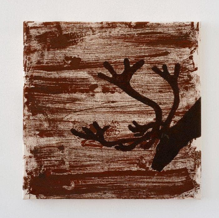 Matthieu van Riel - Reindeer, Antiek en Kunst, Kunst | Schilderijen | Modern
