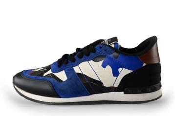 Valentino Sneakers in maat 40 Blauw, Kleding | Heren, Valentino, Zo goed als nieuw, Sneakers, Verzenden