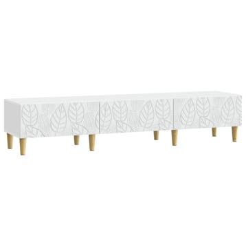 vidaXL TV Kast 147 x 34,5 x 30 cm Wit Bewerkt hout, Verzenden, Nieuw