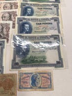 Spanje. - 42 banknotes - Various Dates (Zonder minimumprijs), Postzegels en Munten