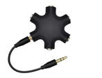 DrPhone AUX6 3.5mm Aux Splitter - Stereo-audio-headset, Verzenden, Nieuw