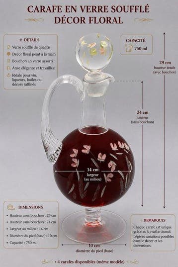 Karaf (4) - Glas - Origineel ensemble