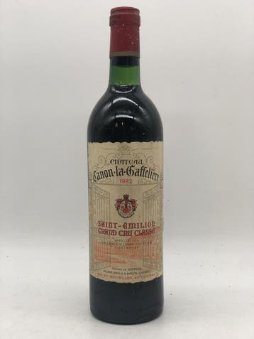 1 x 75cl Chateau Canon-la-Gaffeliere AOC St.Emilion GC 1982, Ophalen of Verzenden, Nieuw, Frankrijk, Rode wijn