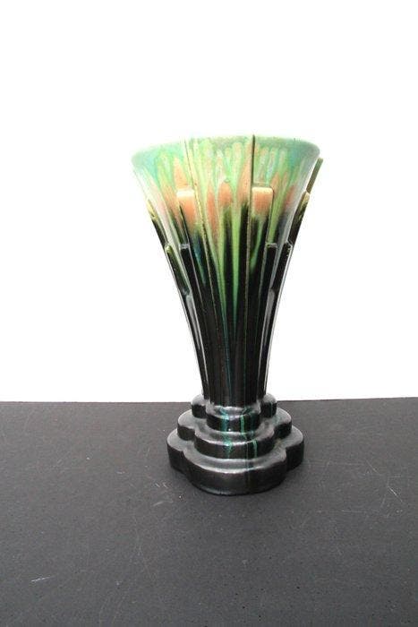 Vaas - Aardewerk - Faïenceries de Thulin, Antiquités & Art, Antiquités | Verre & Cristal