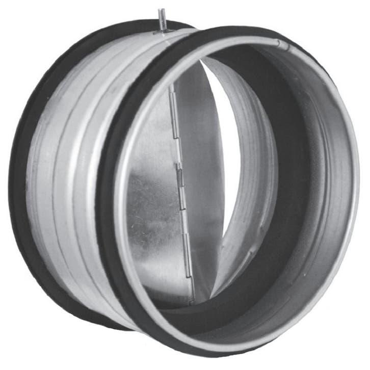 Terugslagklep Ø 160mm met rubberdichting - tussen kanaal, Doe-het-zelf en Bouw, Ventilatie en Afzuiging, Nieuw, Verzenden