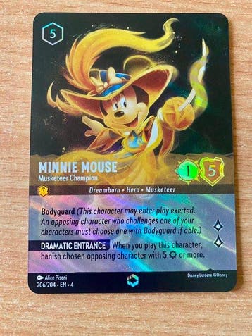 Ravensburger - 1 Card - Disney Lorcana - Minnie Mouse, Collections