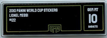 Panini - 2010 - World Cup - GMA 10 - Gem Mint - Lionel Messi