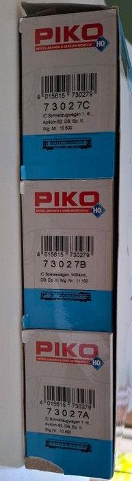 Piko H0 - 73027A/73027B/73027C - Modeltrein personenwagen, Nieuw