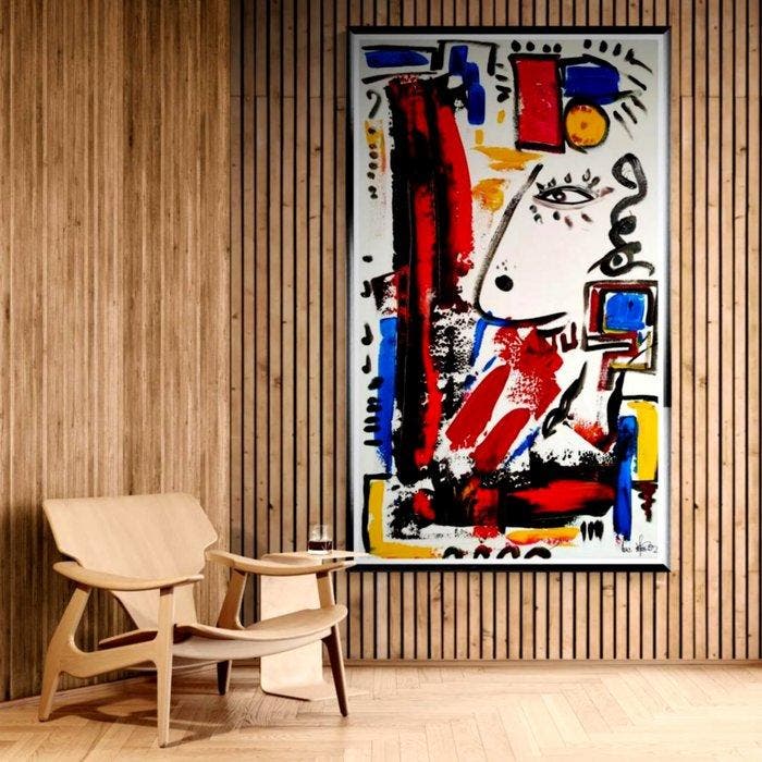 Luc Mora - Miss Abstract Beauty - XXL, Antiquités & Art, Art | Objets design