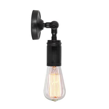 Spots opbouw Messing Emeli wandlamp antiek zwart, Verzenden, Nieuw