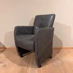 Leren eetkamerstoel Pleasure, Kenia Antracite, handgreep, Huis en Inrichting, Stoelen, Eigentijds, Modern, Nieuw, Leer, Ophalen of Verzenden