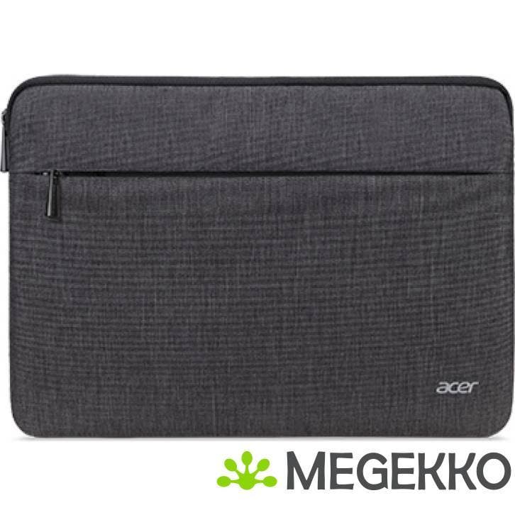 Acer NP.BAG1A.293 15.6  Opbergmap/sleeve Grijs notebooktas, Computers en Software, Overige Computers en Software, Nieuw, Verzenden
