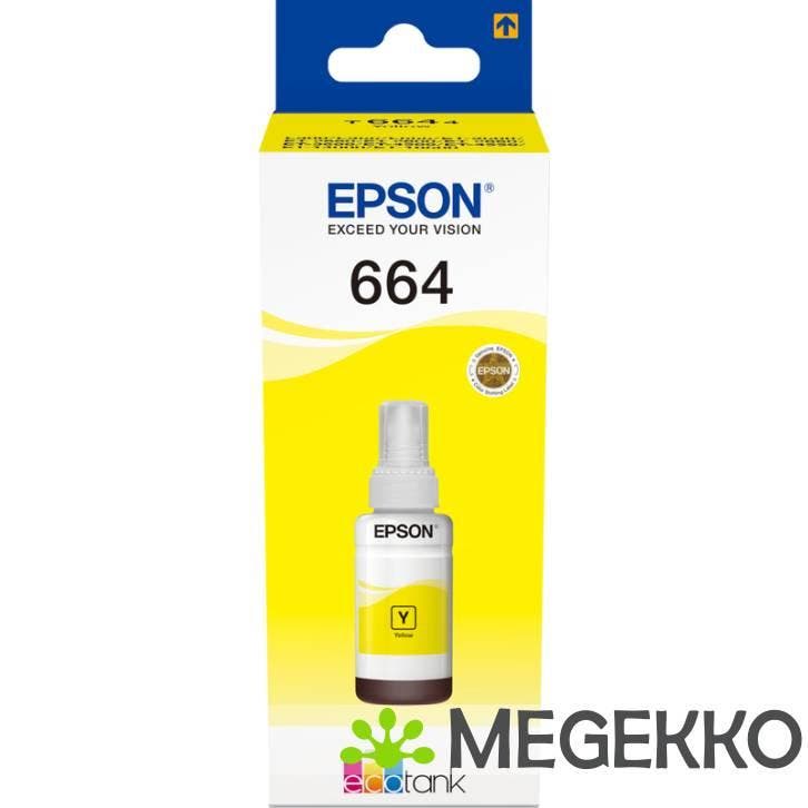 Epson T6644 Geel 70ml inkt voor ecotank, Computers en Software, Overige Computers en Software, Nieuw, Verzenden