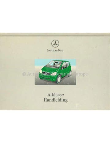 2000 MERCEDES BENZ A KLASSE INSTRUCTIEBOEKJE NEDERLANDS, Ophalen of Verzenden